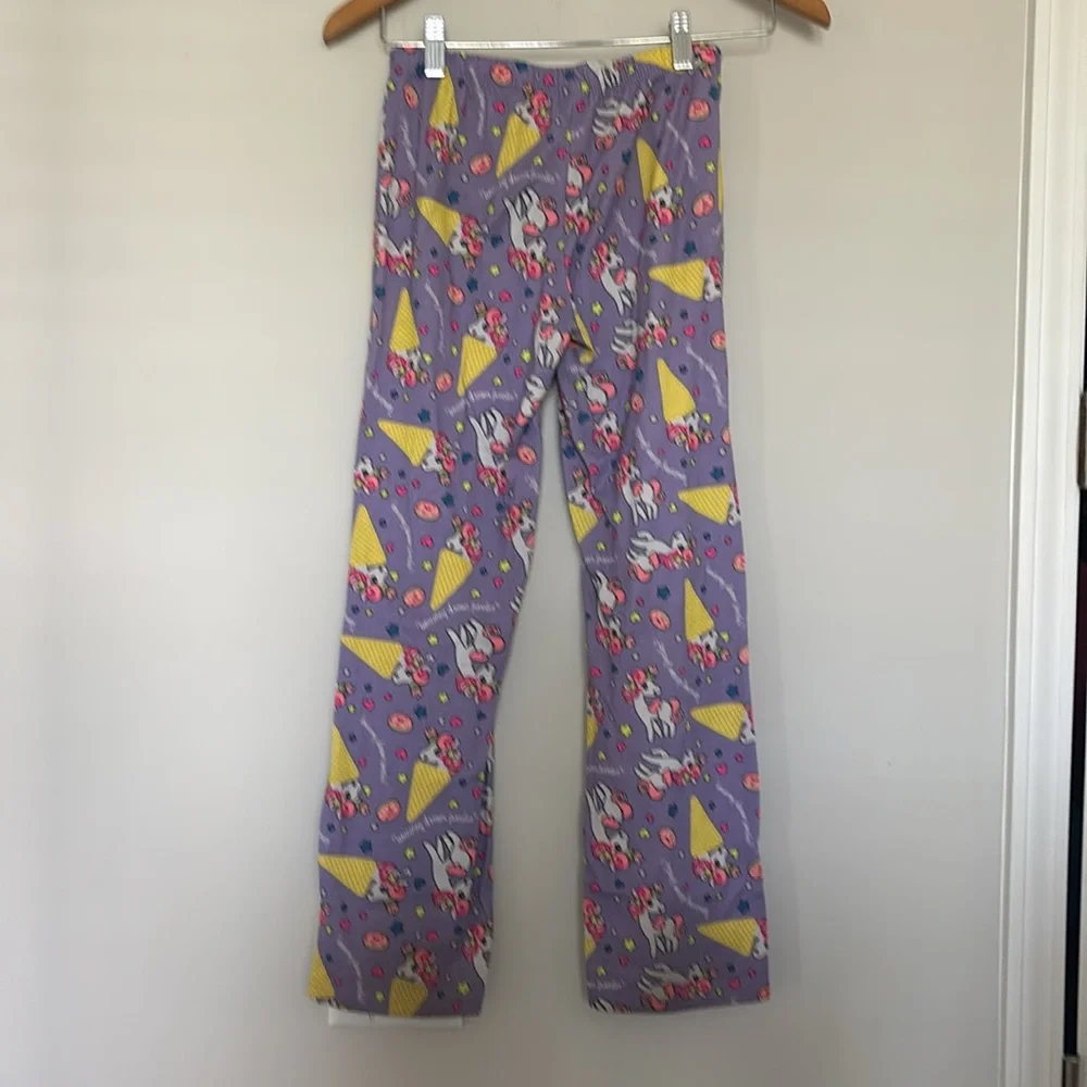 Justice Unicorn Pajama Pants Sz 12 GUC